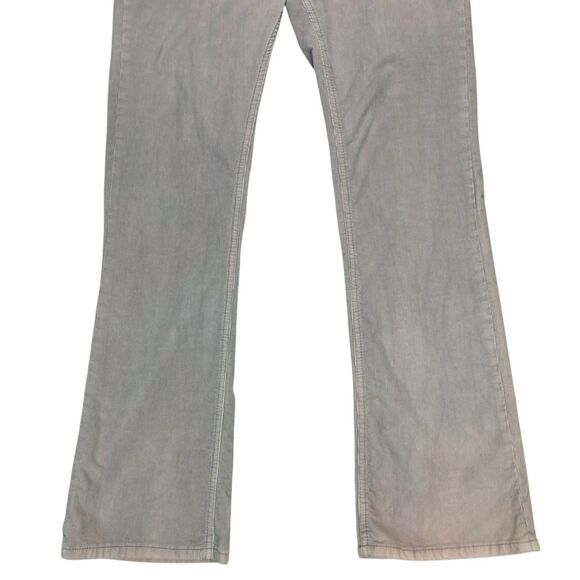 We The Free Flare Pants Womens 31 Lavender High Rise Corduroy Stretchy Side Zip - Picture 4 of 14